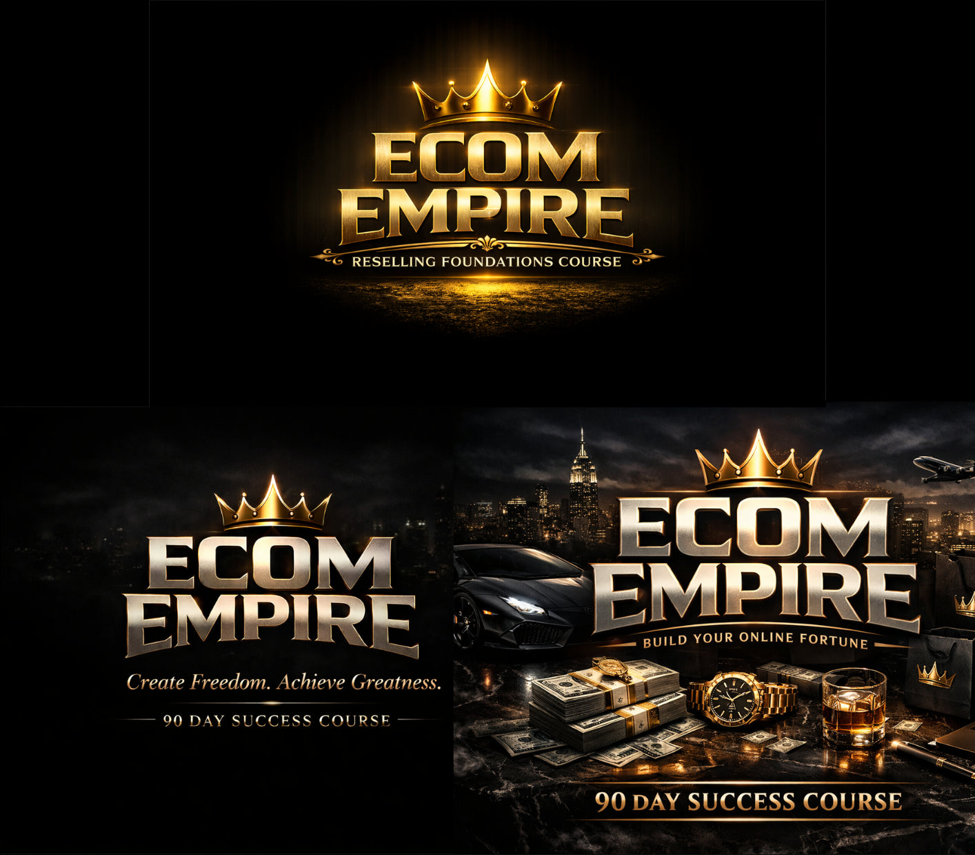 ECOM EMPIRE - Full Package 3 Course Bundle